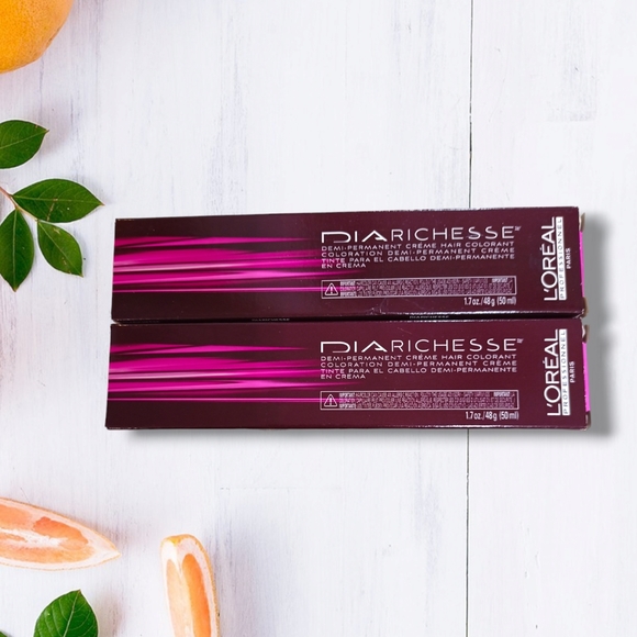 L'Oreal Professionnel DIARichesse 2 Tubes Ammonia-Free 4.62/4RV Amaryllis - Picture 3 of 16